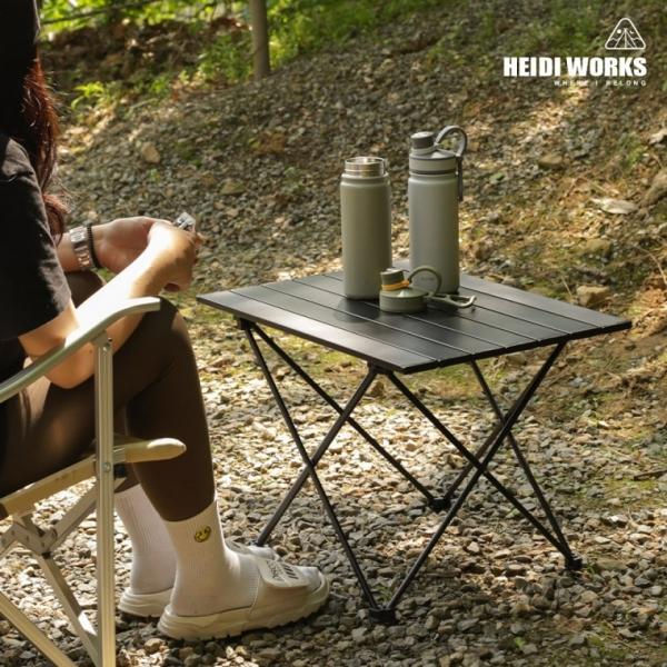 알루미늄 경량 캠핑 롤테이블 접이식 소형 대형 중형 가방포함