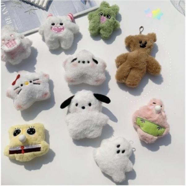 [지앤지]몬스터 인형키링 유령인형 곰돌이 토끼 인형 키홀더 백참 에어팟 가방 꾸미기 열쇠고리 우정 선물