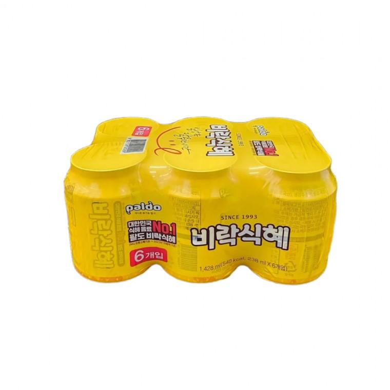 팔도 비락 식혜 캔 238ml x 6개입 캔 음료