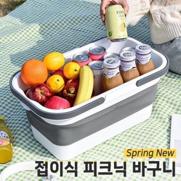 피크닉 바구니 테이블(사은품=산들강애 피크닉가방 12L)