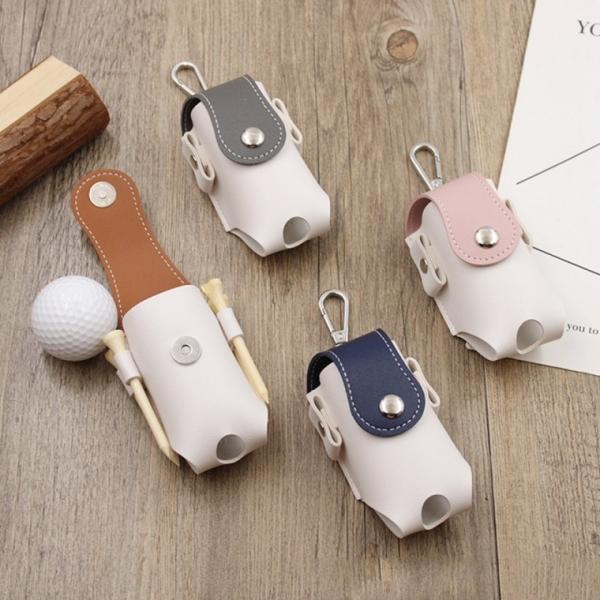 일체형 투톤 2구 골프공파우치 골프공주머니 골프공케이스 골프공가방 골프볼주머니 볼파우치 볼케이스