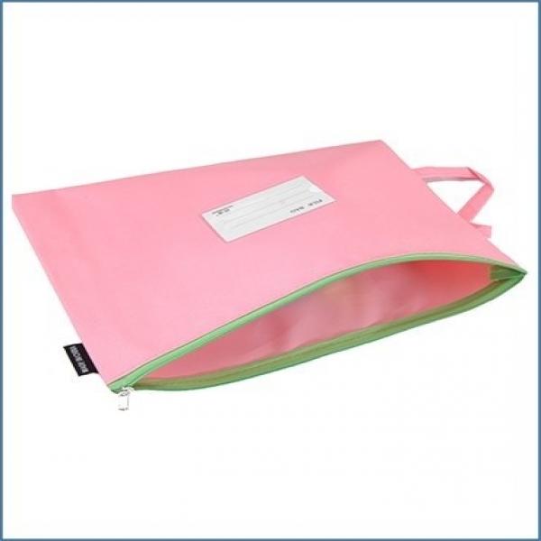 폴리 원단 지퍼 보조 가방