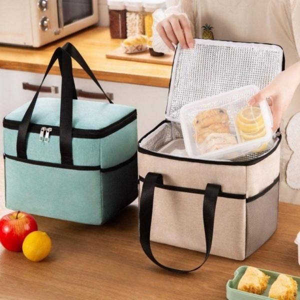 깔끔한 디자인 휴대용 아이스백 보온 보냉 도시락가방 직장인 텀블러백 박스 보냉 팩 보온 통 기저귀