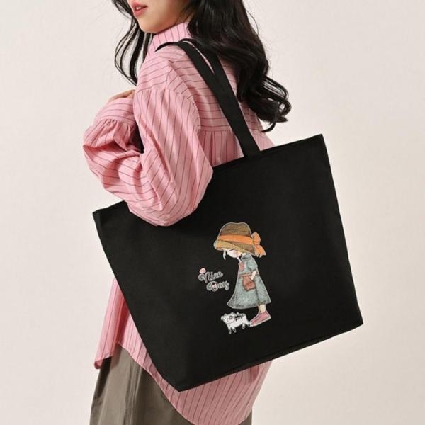 에코백 데일리 캔버스 토트 숄더 백 가방 학원 면가방 천가방 쇼핑백 에코백 면가방 숄더백 시장가방