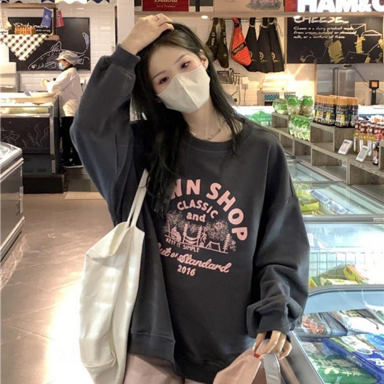 영문레터링 여성 여자상의 오노마 여성 루즈핏