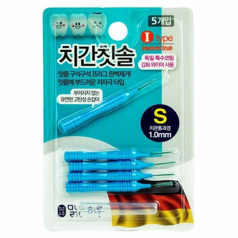 맑은하루 치간칫솔 I타입 5개입 S(1.0mm)