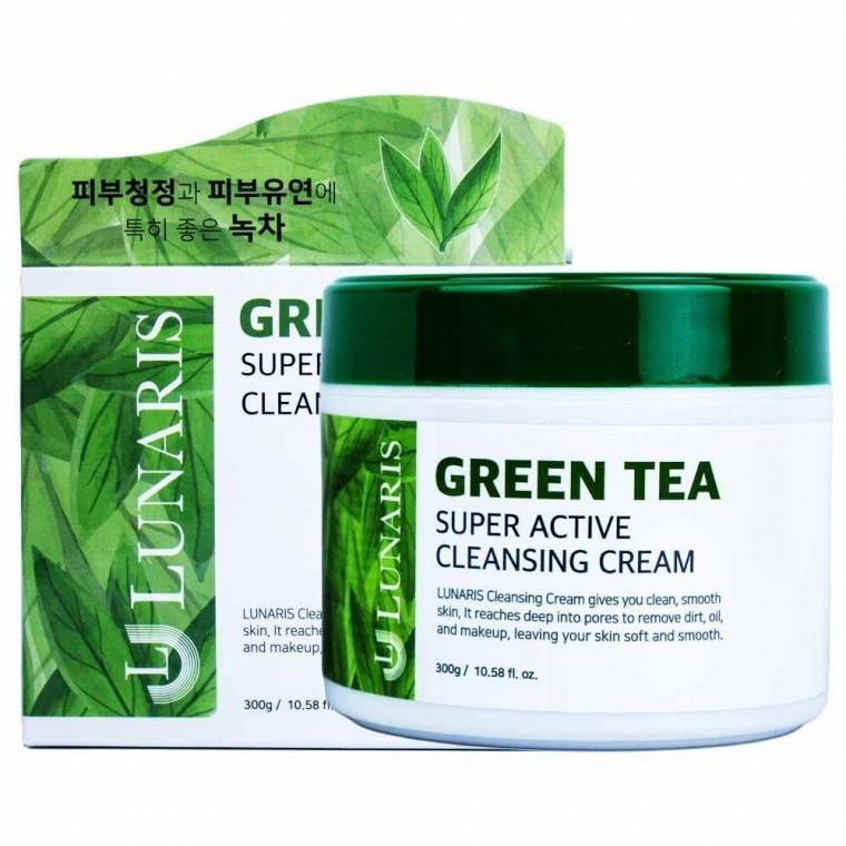 루나리스 그린티 슈퍼 액티브 클렌징크림 300g(451705)