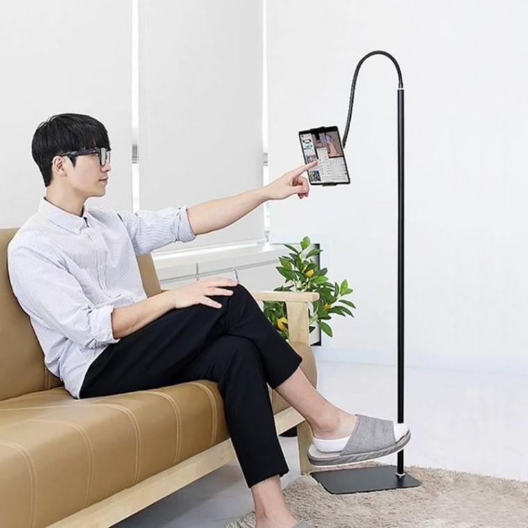 독립형스탠드 침대쇼파 휴대폰 태블릿거치대 패드거치대 갤럭시탭거치대