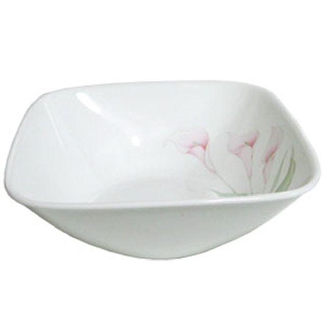 백합 사각 믹싱볼 22cm 1개 샐러드 냉면 라면 스텐믹싱볼 스텐볼