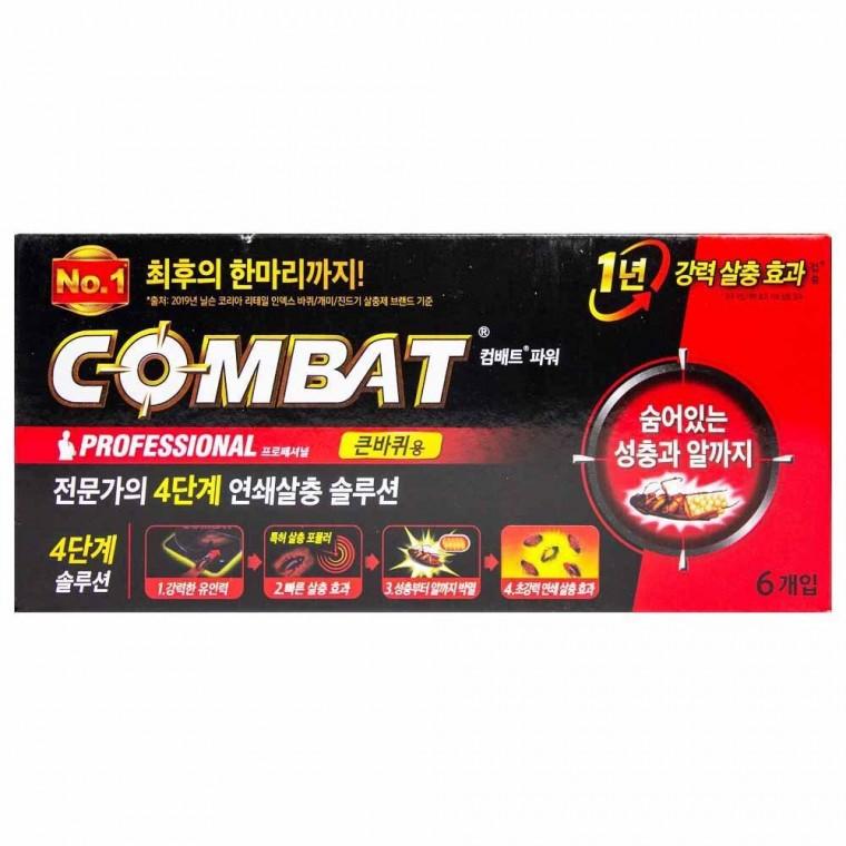 컴배트 파워 프로페셔널 연쇄 살충 큰바퀴용 6개입