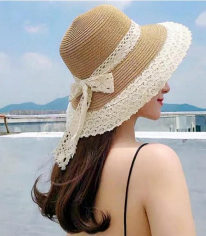 리본 레이스 비치모자 바캉스 밀짚모자 인기상품 쇼핑추천템
