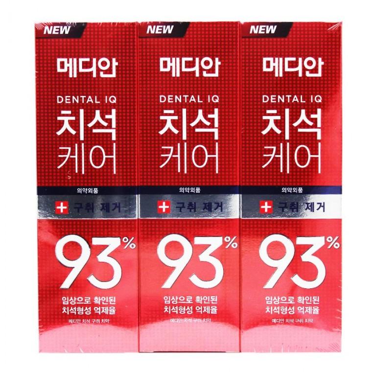 메디안 치석케어 치약 기획 구취제거 120gx3