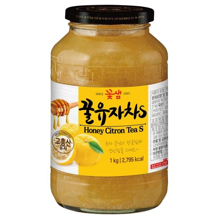 꽃샘 꿀 유자차S 1KG