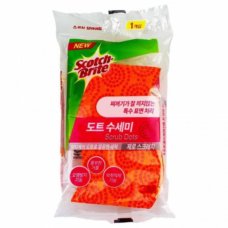 3M 도트수세미 69x114x26mm-제로스크레치