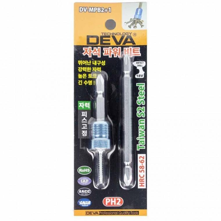 DEVA 자석 파워 토션 비트 2종 DV-MPB2+1(165873)