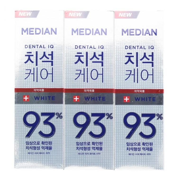 메디안 치석케어 치약 기획 화이트 120gx3