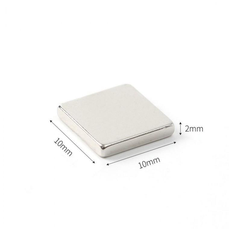 초강력 사각 자석 50개입 10x10x2mm