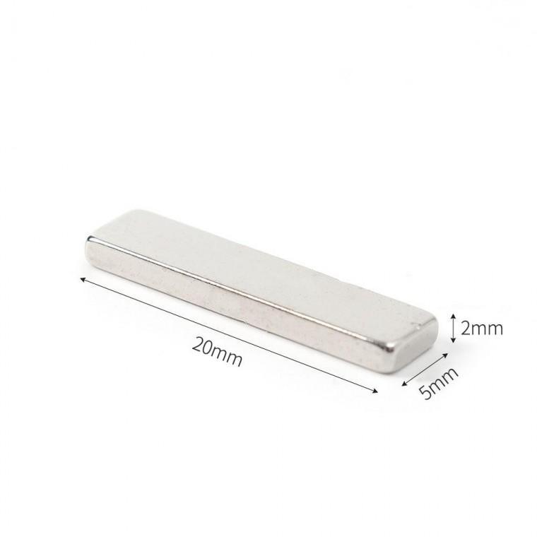 초강력 사각 자석 50개입 20x5x2mm