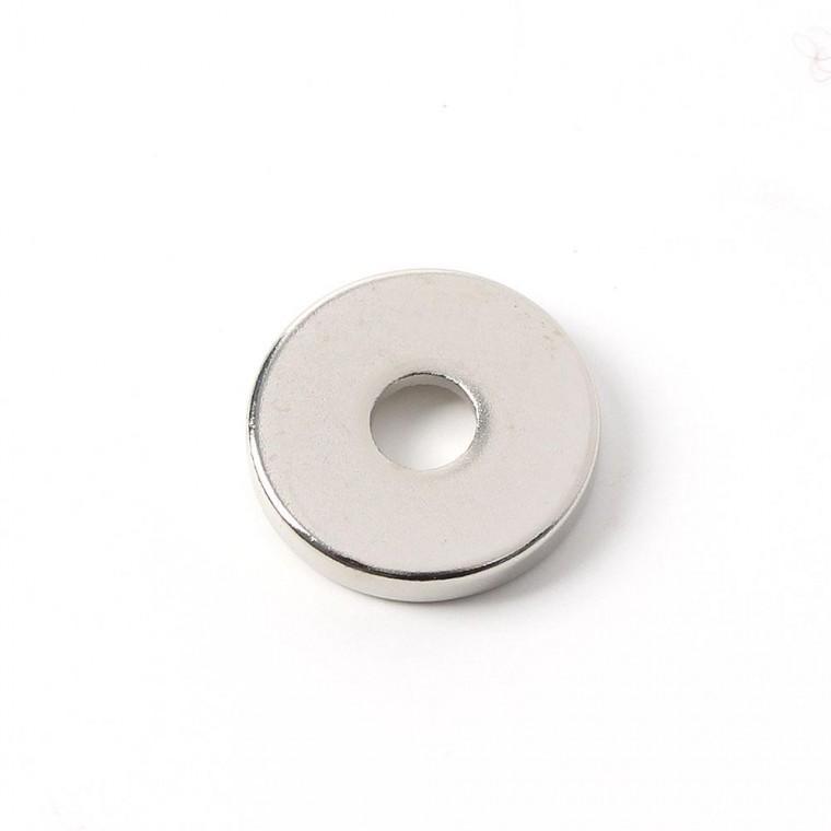 접시머리 원형 자석 20개입 15x3mm 홀84