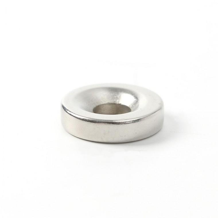 접시머리 원형 자석 20개입 15x4mm 홀105