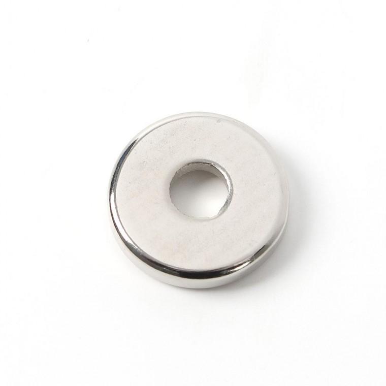 접시머리 원형 자석 10개입 18x4mm 홀105