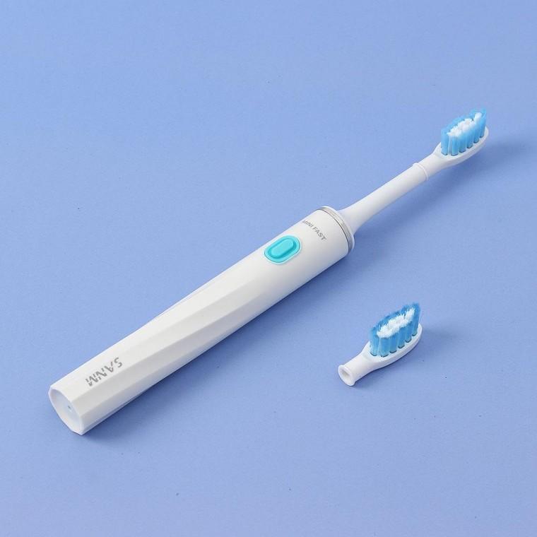소닉 전동 칫솔 화이트 컬러 생활 방수 투스 헬스용