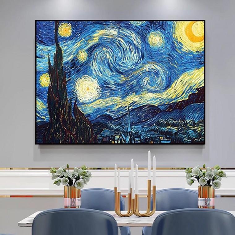 인테리어 3D 텍스처 명화 아트 프레임 140x70cm