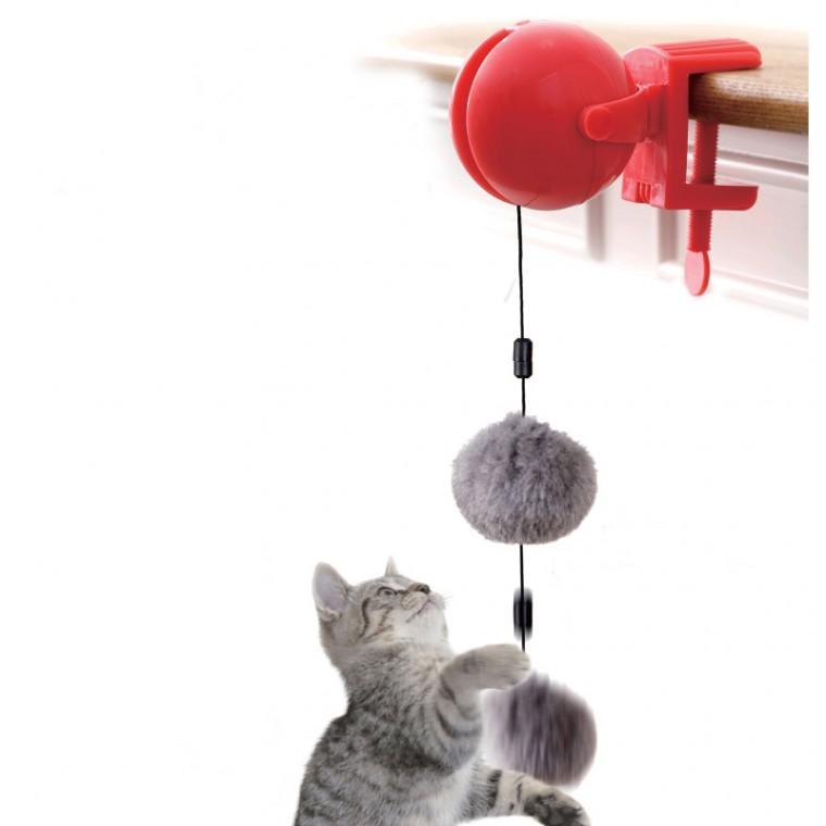 라이프엔 고양이 요요놀이 움직이는 고양이장난감 요요볼
