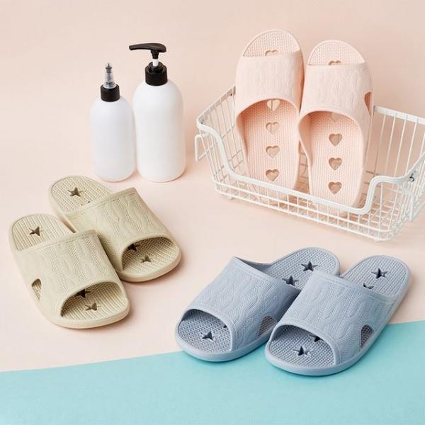 꽈배기 욕실화 PVC 욕실 화장실 물빠짐 슬리퍼