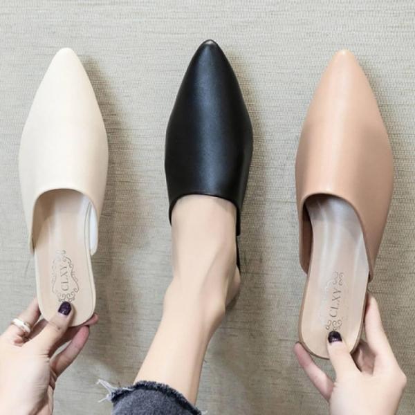 여성물슬리퍼 무지 여성단화 블로퍼 편안한신발