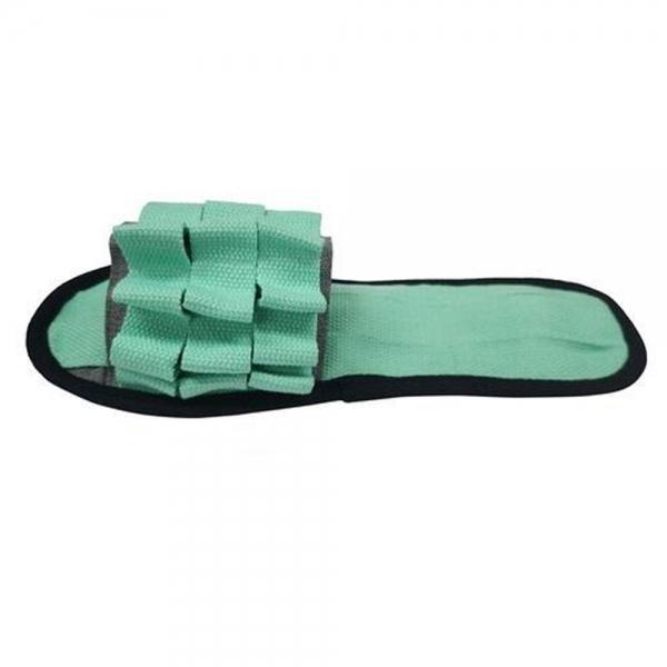 펫더맨 강아지 슬리퍼 노즈워크 장난감 (민트)