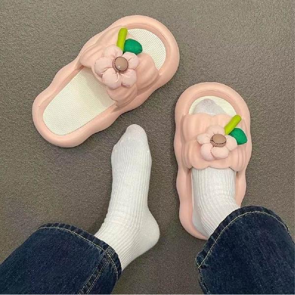 귀여운사무실슬리퍼 굽 발편한 여성용 사무용슬리퍼