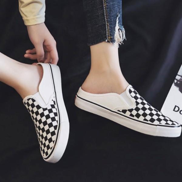 스니커즈 뮬 슬리퍼 운동화 여성단화 편한 ZG체크