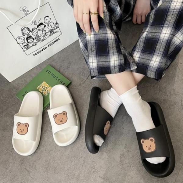 H타입 곰돌이 통굽 슬리퍼
