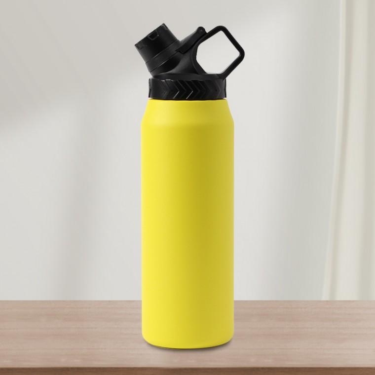 위드미 이중스텐 보온병(900ml) (옐로우)