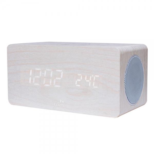 액센 스피커 LED 탁상시계 15W 고속 무선 충전 블루투스스피커 BS52