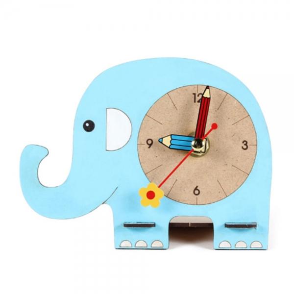 영공방 탁상시계 만들기 코끼리 (CM856)