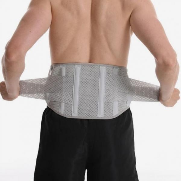 힐링케어 이중고정허리보호대 이중압박허리보호대 지지대 운동 허리복대 XL (화이트)