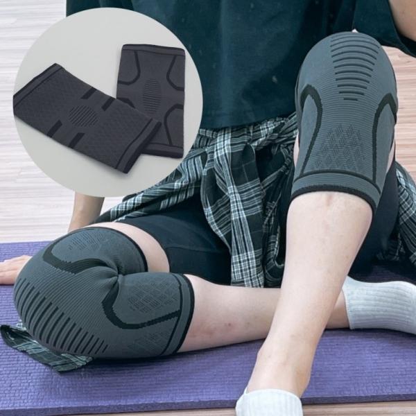 등산 헬스 니슬리브 무릎보호대 블랙 L