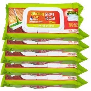 태광물걸레청소포(대)25매X5팩 125매 / 7172-5청소포 리필 청소 대형 밀대