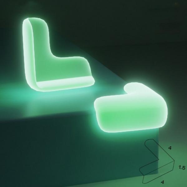 모서리 보호 발가락 보호 야광 모서리 보호대 10개입