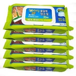 태광물걸레청소포(대)30매X5팩 150매 / 7189-5 청소포 리필 청소 대형 밀대