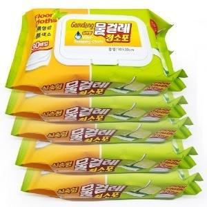 태광물걸레청소포(중)30매X5팩 150매 / 6113-5 청소포 리필 청소 대형 밀대