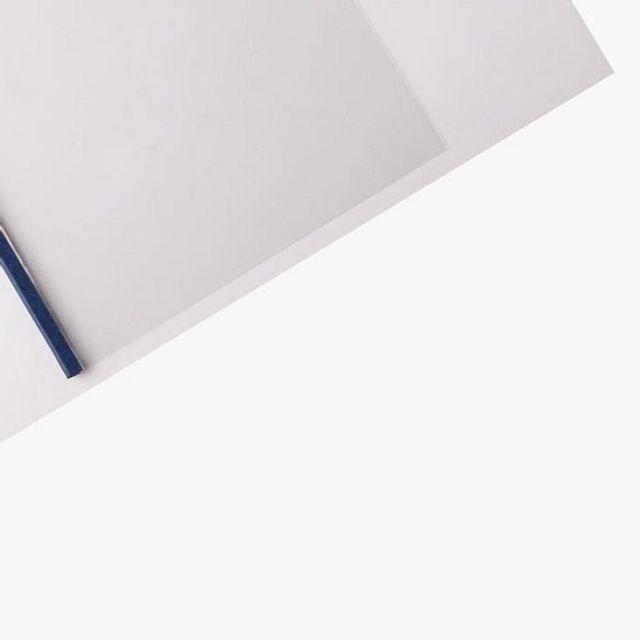제본 노트 커버 스틸 열제본 표지 6mm 청색 100매 제본링 pvc