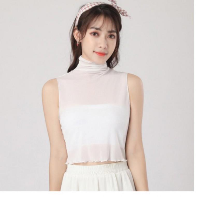 목티 페이크 시스루 이너블라우스 패션아이템 페이크카라 목토시 터틀넥 이너