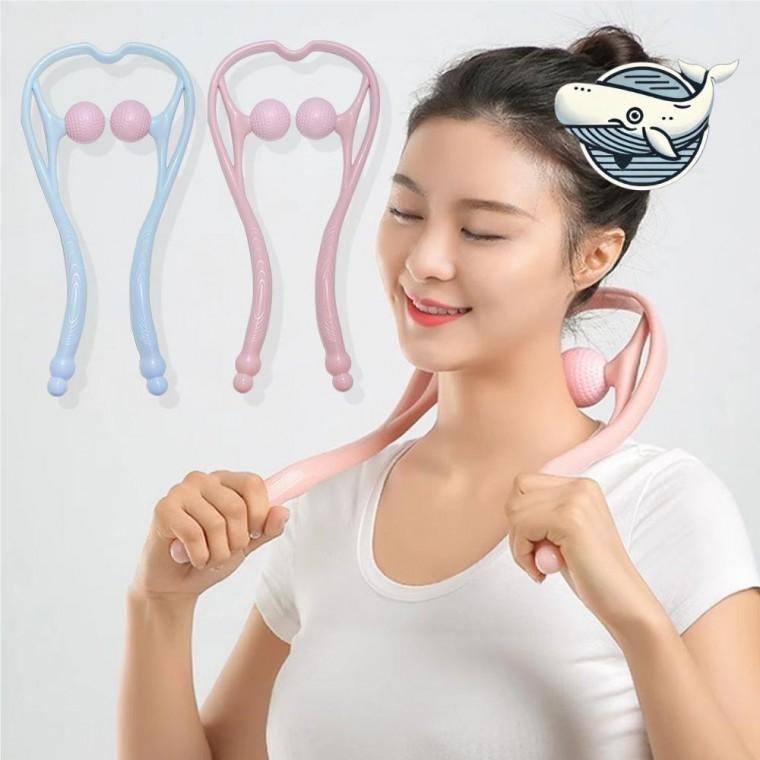 부드러운 목 근육 완화기 수동 마사지기 몸의