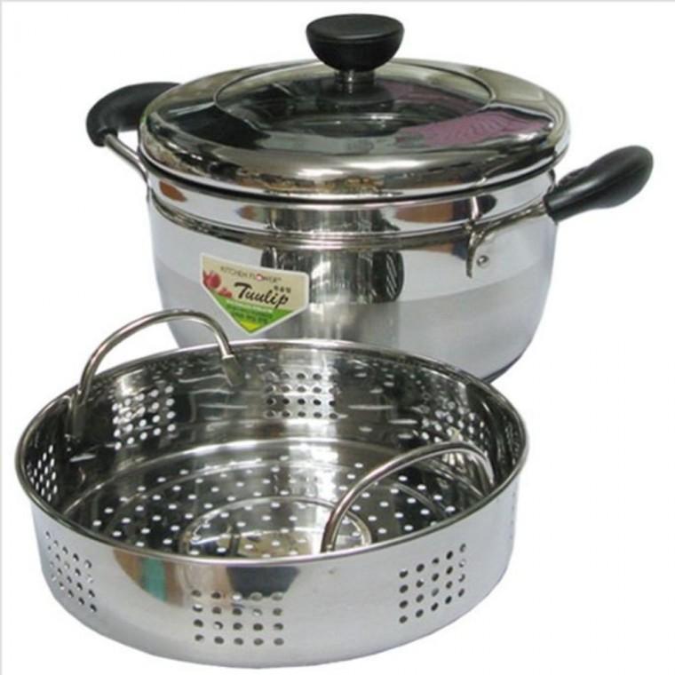 인덕션 냄비 찜기 국통 들통 26cm 전골냄비 ih 라면 양수 전용