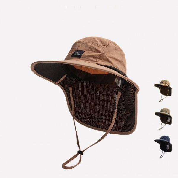 마운틴플랩캡 정글모자 사파리 와이드모자 확장형목보호대 썬캡 벙거지 왕챙모자