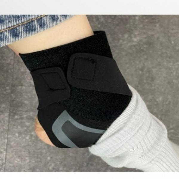 헬스 얇은 등산 발목보호대 L 왼발 보호대 아대 등산 발목 얇은 발등