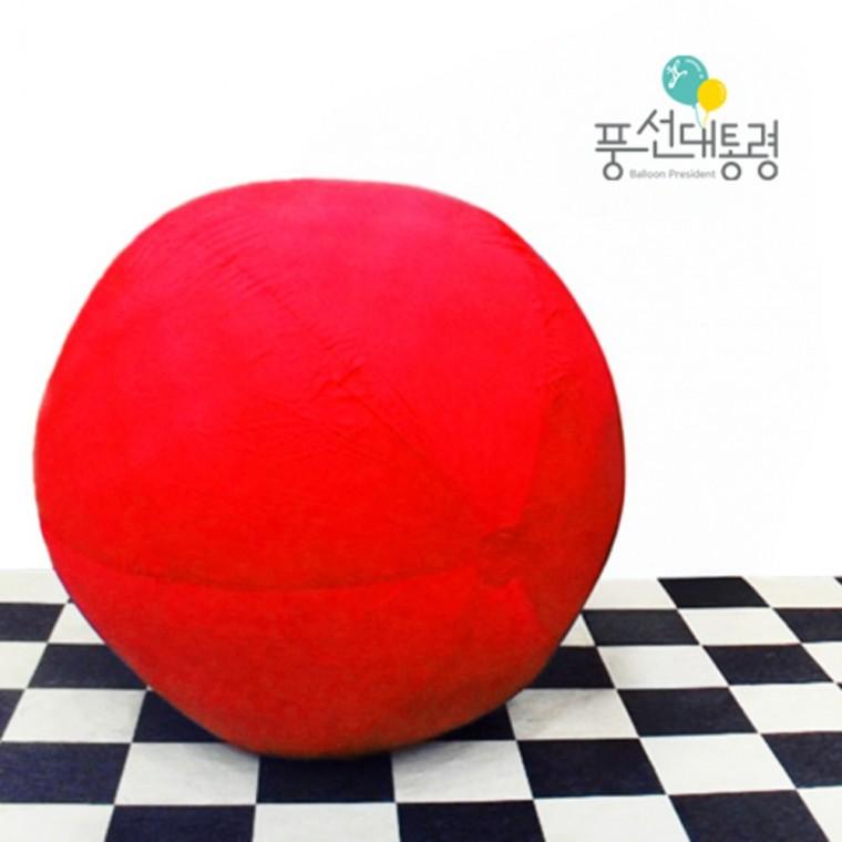 풍선대통령 카바1.5m 공굴리기용 천 빨강색(외피) 릴레이 게임 체육 도구 놀이 체육대회 단체 야유회 놀이